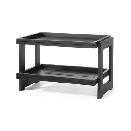 Madeira Black 2-tier stand, 574x323x(h)441mm - hospitality