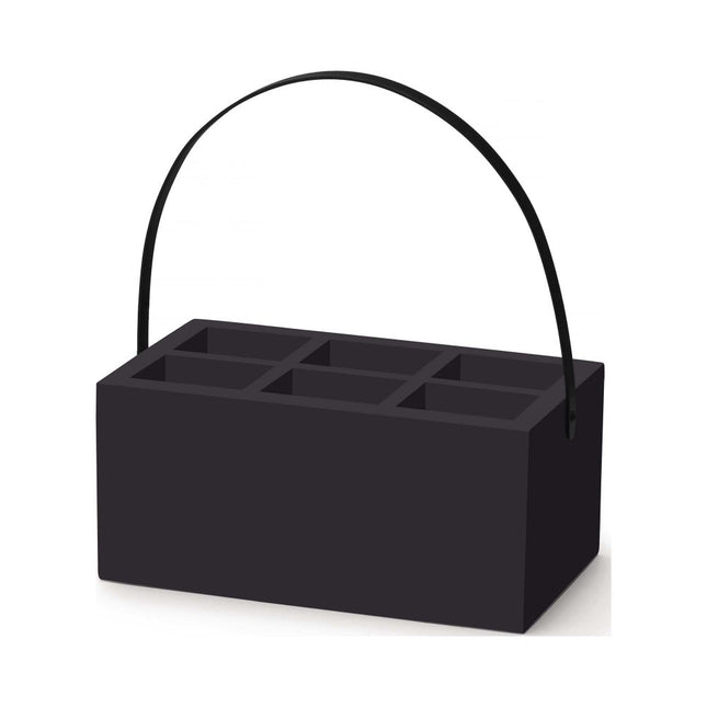 Madeira Black box for cutlery and napkins 280x180x120 mm - hospitality