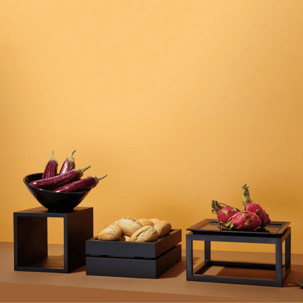 Madeira Black box for cutlery and napkins 280x180x120 mm - hospitality