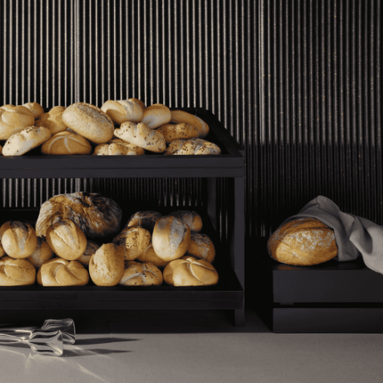Madeira Black tray GN 1/1 530x325x40 mm - hospitality