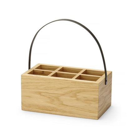 Madeira box for cutlery and napkins, 260x150x120mm - hospitality