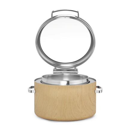 Madeira De Luxe Induction chafing dish round 11l with glass lid - hospitality