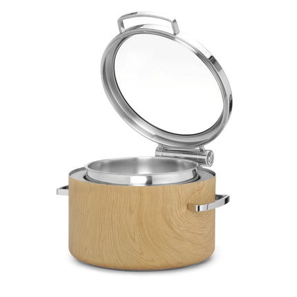 Madeira De Luxe Induction chafing dish round 11l with glass lid - hospitality