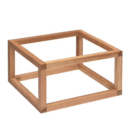 Fine Dine Madeira frame base for GN 1 / 1 tray – wooden buffet equipment for hotels & restaurants, Ireland