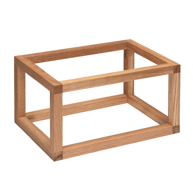 Fine Dine Madeira frame base for GN 1 / 2 tray – wooden buffet equipment for hotels & restaurants, Ireland
