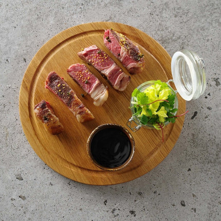 Madeira round serving board, 300mm - hospitality