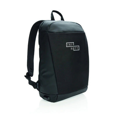 Madrid anti-theft RFID USB laptop backpack PVC free - hospitality