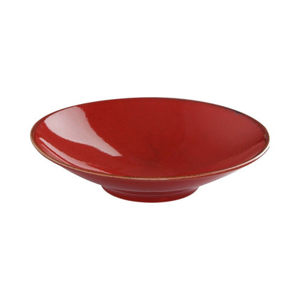 Magma plate on foot , 260x(H)62mm - hospitality