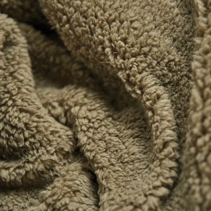 Main Collection GRS Recycled Double Pile Blanket Crafted From Premium Polyester With Tailored Piping - hospitality