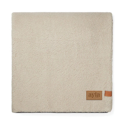 Main Collection GRS Recycled Double Pile Blanket Crafted From Premium Polyester With Tailored Piping - hospitality