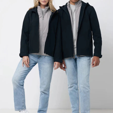 Makal men recycled polyester soft shell jacket - hospitality