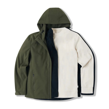 Makal men recycled polyester soft shell jacket - hospitality