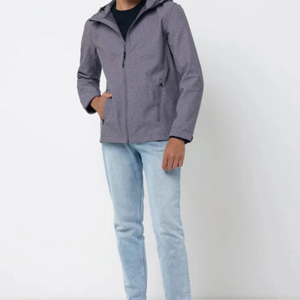 Makal men recycled polyester soft shell jacket - hospitality