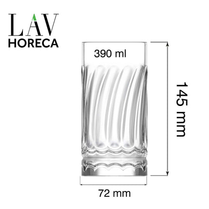Mallorca highball glass, 390ml - hospitality