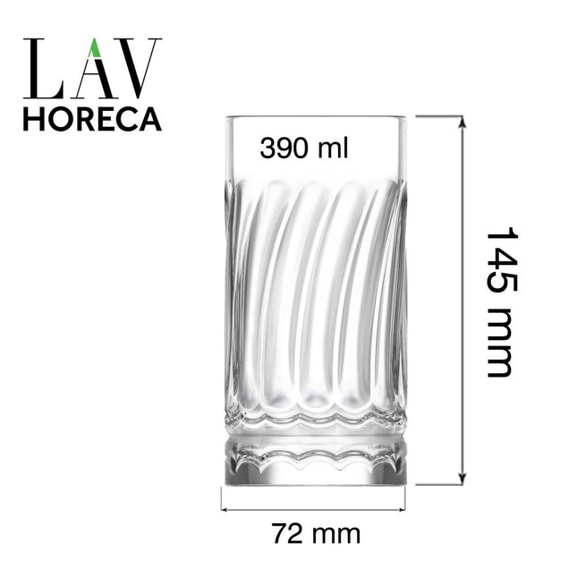 Mallorca highball glass, 390ml - hospitality