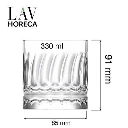 Mallorca lowball glass, 330ml - hospitality