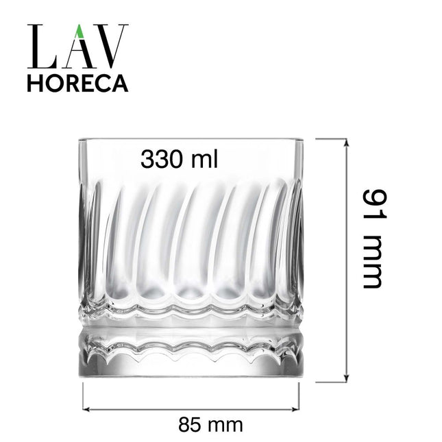 Mallorca lowball glass, 330ml - hospitality