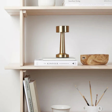 Maris RCS Recycled ABS Table Lamp In Minimalist Metal - hospitality
