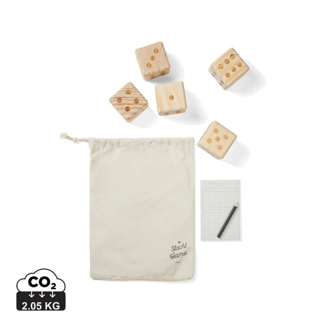 Maritime Collection Handcrafted Walnut Dice Set For Outdoor Yacht Game Limited Edition - hospitality