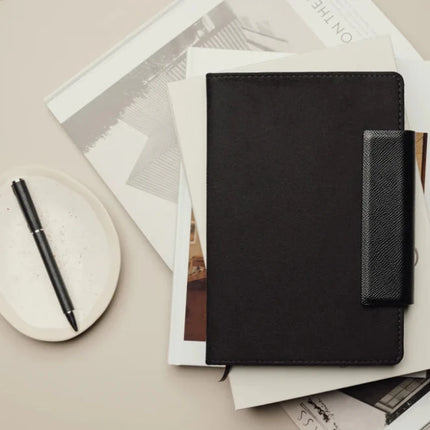 Marlow Collection GRS Notebook With Recycled Pu Details - hospitality