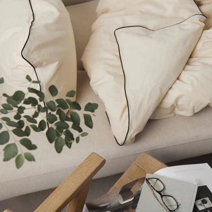 Marston OCS Organic Cotton Bed Linen 4 Piece Set With Subtle Piped Edges And Timeless Craftsmanship - hospitality
