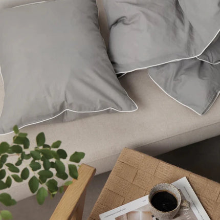 Marston OCS Organic Cotton Bed Linen 4 Piece Set With Subtle Piped Edges And Timeless Craftsmanship - hospitality