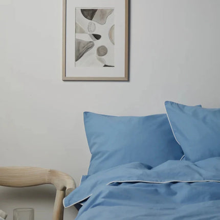 Marston OCS Organic Cotton Bed Linen 4 Piece Set With Subtle Piped Edges And Timeless Craftsmanship - hospitality
