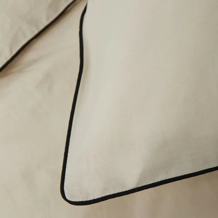 Marston OCS Organic Cotton Bed Linen 4 Piece Set With Subtle Piped Edges And Timeless Craftsmanship - hospitality