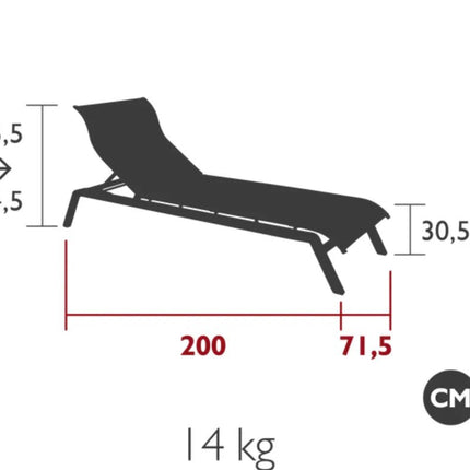 MAUI Teak Sunlounger - hospitality
