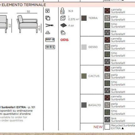 Maximo Modular End Sofa Left/Right - hospitality