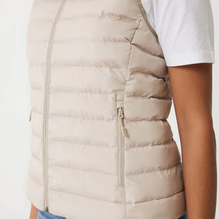 Mer women recycled polyester bodywarmer - hospitality