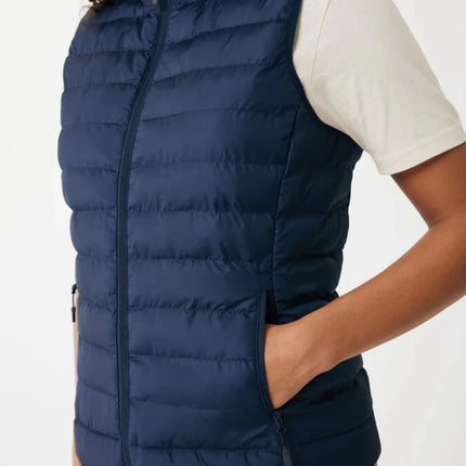 Mer women recycled polyester bodywarmer - hospitality