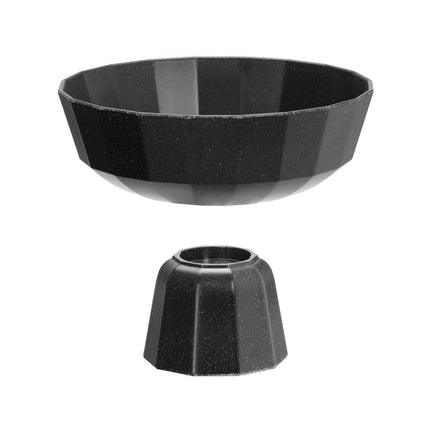 Metropolis fruit platter, black, 250mm - hospitality