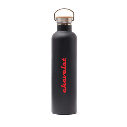 Miles Collection Stainless Steel Vacuum Thermos Wood Lid - hospitality