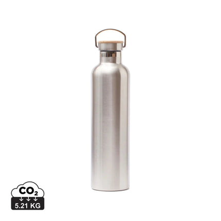 Miles Collection Stainless Steel Vacuum Thermos Wood Lid - hospitality