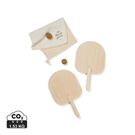 Miro Beach Tennis Set In Premium Cotton Bag From The Atelier Collection Crafted For Quiet Luxury - hospitality