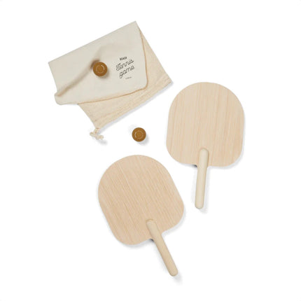 Miro Beach Tennis Set In Premium Cotton Bag From The Atelier Collection Crafted For Quiet Luxury - hospitality