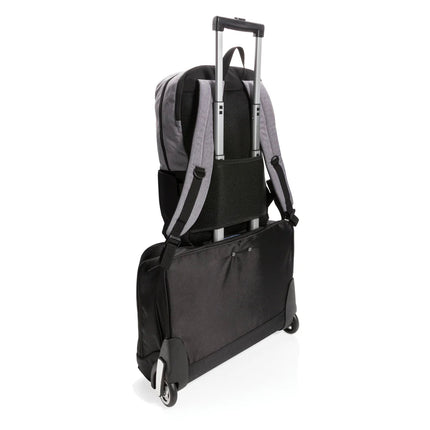 Modern 15.6" USB & RFID laptop backpack PVC free - hospitality