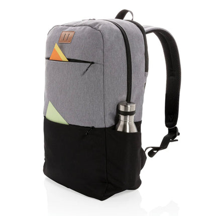 Modern 15.6" USB & RFID laptop backpack PVC free - hospitality