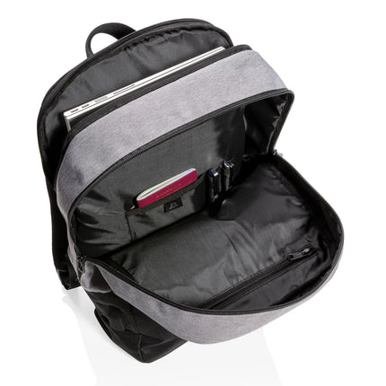 Modern 15.6" USB & RFID laptop backpack PVC free - hospitality