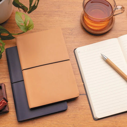 Modern deluxe softcover A5 notebook - hospitality