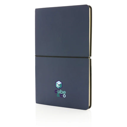 Modern deluxe softcover A5 notebook - hospitality