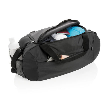 Modern sports duffel - hospitality