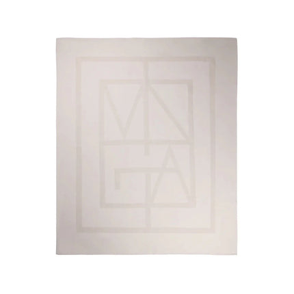 Monogram GRS Blanket From The Prestige Monogram Collection With Double Sided Design And Artisan Craft - hospitality