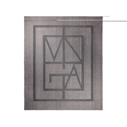 Monogram GRS Blanket From The Prestige Monogram Collection With Double Sided Design And Artisan Craft - hospitality