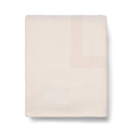 Monogram GRS Blanket From The Prestige Monogram Collection With Double Sided Design And Artisan Craft - hospitality