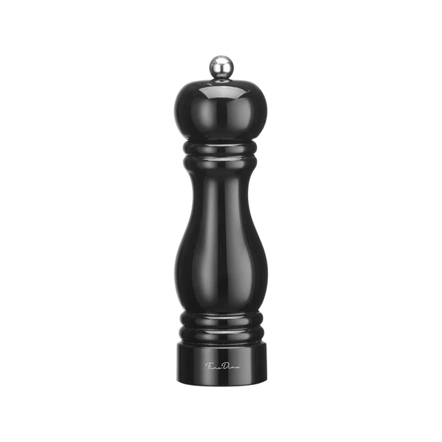 Monolith pepper mill with stainless steel grinding mechanism, black, 180mm - hospitality