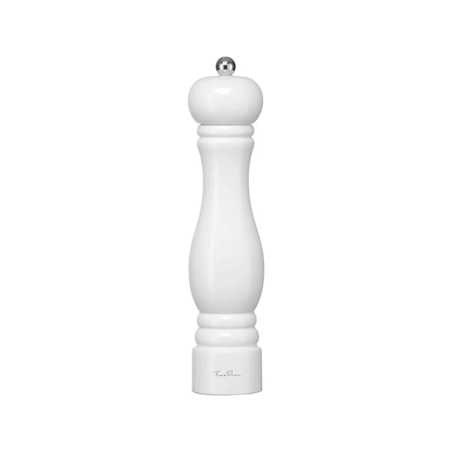 Monolith salt mill with ceramic grinding mechanism, white, 250mm - hospitality