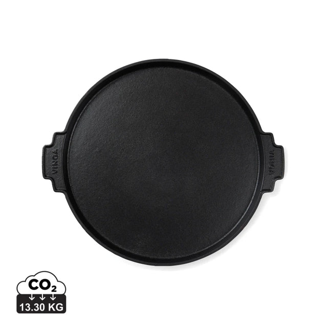 Monte Ardoise Enamelled Cast Iron Grilling Plate 30cm - hospitality