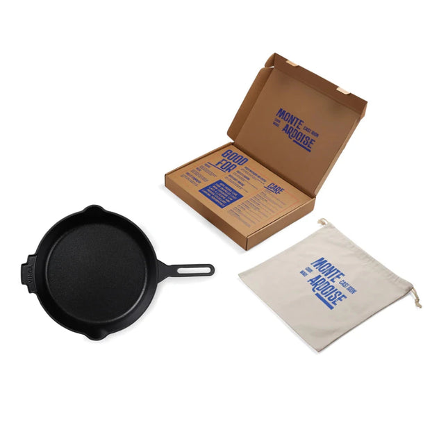 Monte Ardoise Enamelled Cast Iron Skillet 27cm - hospitality